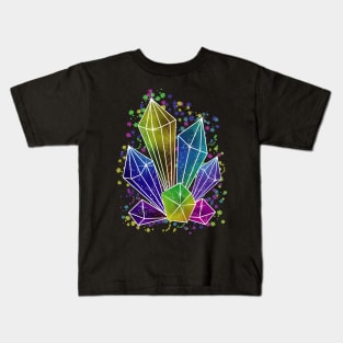 Galaxy Crystals Kids T-Shirt